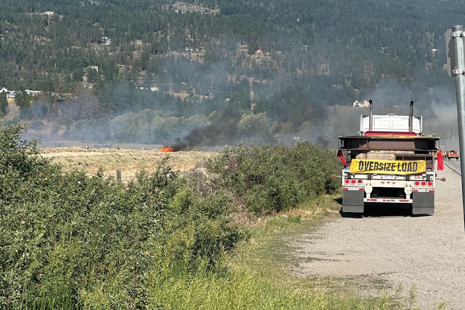 Spot fires off Old Vernon Road, June 9. 