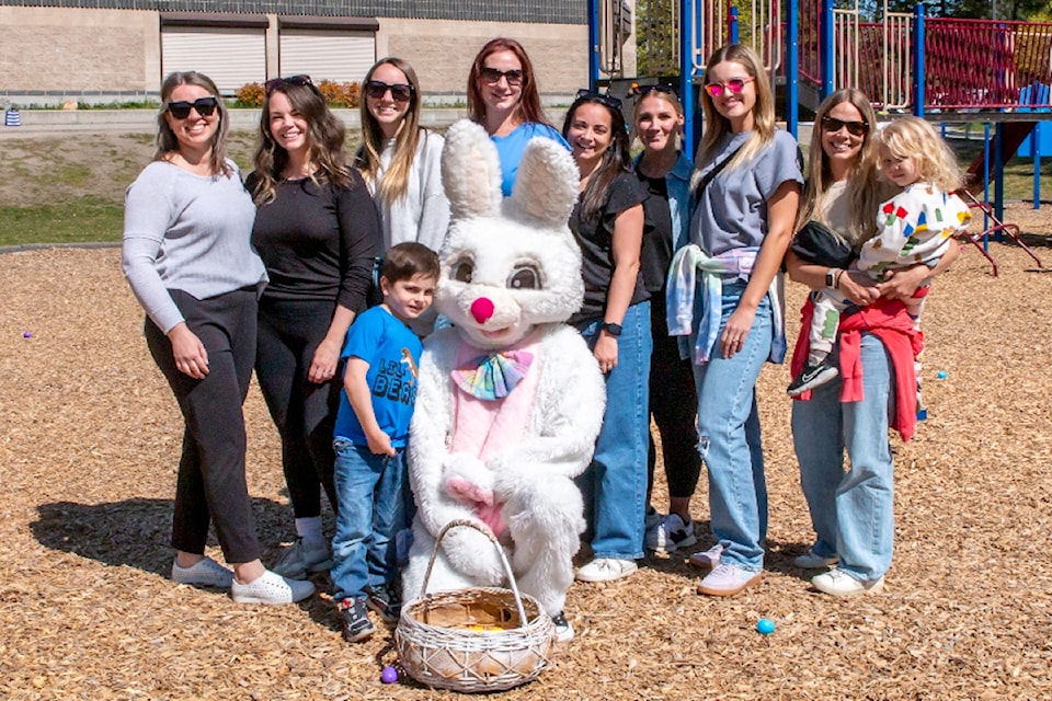  
Members of the Parent Advisory Council at Rose Valley Elementary recently volunteered to organize an Easter Egg Hunt as a fun way to send students into the Easter long weekend.