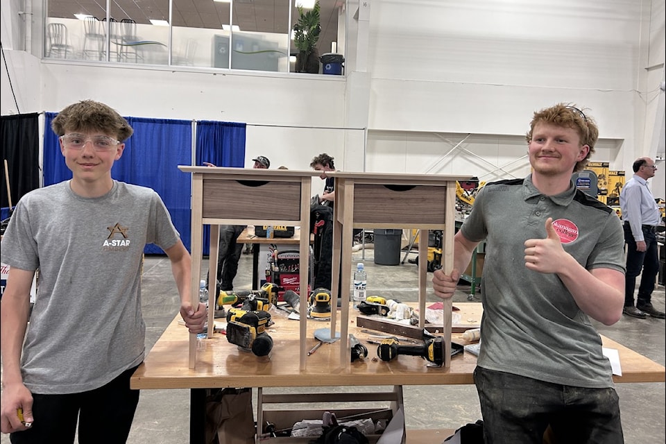 Rutland Secondary School Grade 10 student School Ryder Starling won gold at the Skills Canada BC Finals.