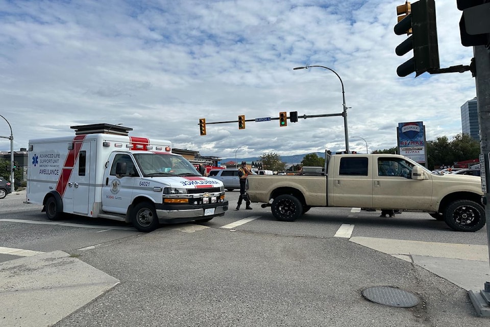 Pedestrian struck at Harvey and Burtch, Sept. 12. 