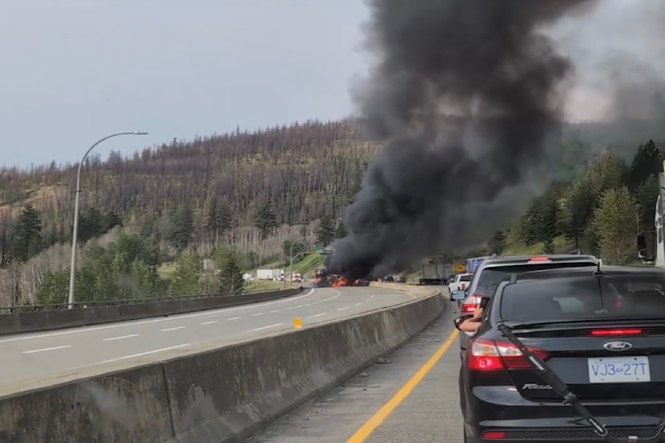 Crash on Coquihalla, July 21.