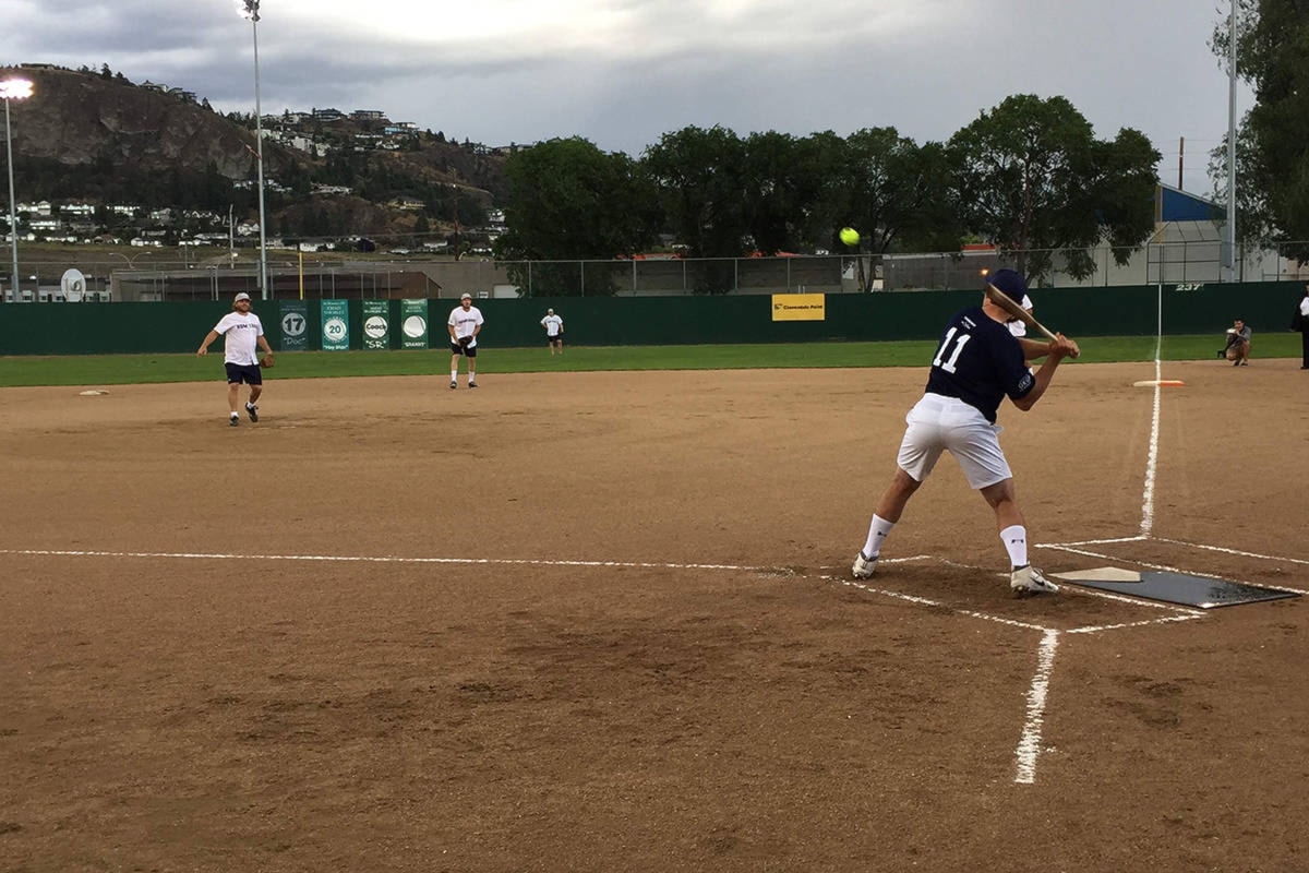 NHL players switch to softball in Kelowna Kelowna Capital News