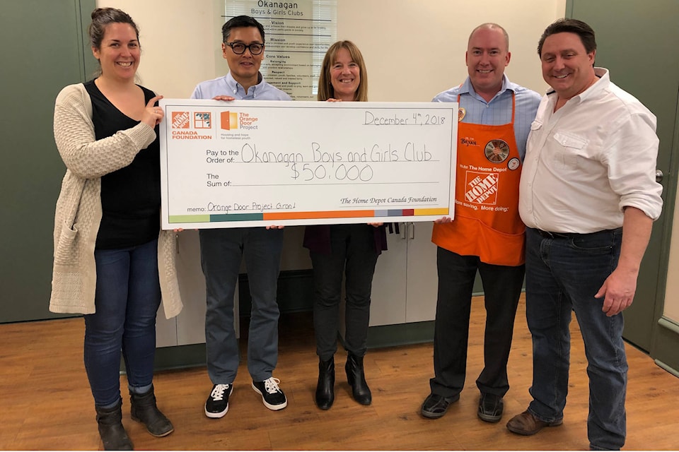 Okanagan Boys and Girls Club’s youth program receives $50,000