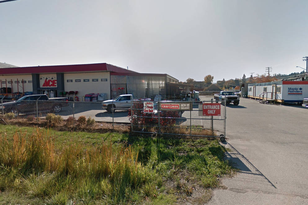 Notice on title for Lake Country hardware store for unsafe display Kelowna Capital