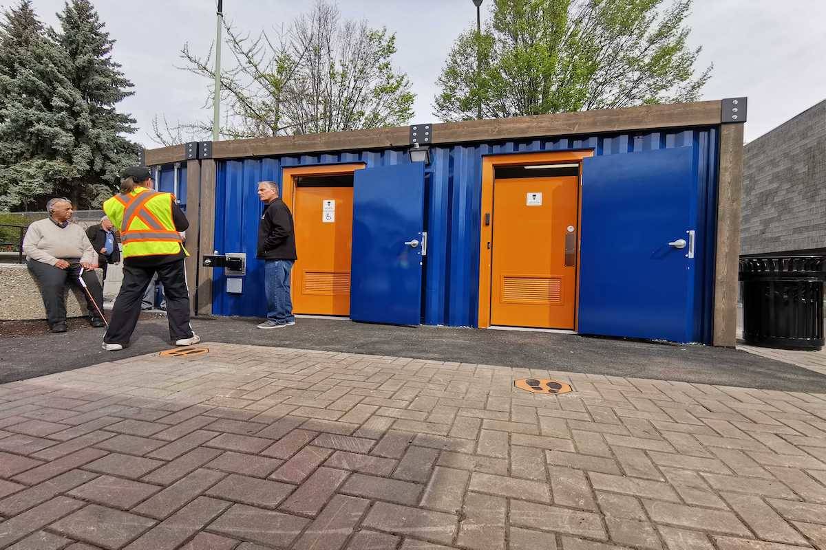 Public restrooms open at Kelowna’s Queensway Transit Exchange Kelowna