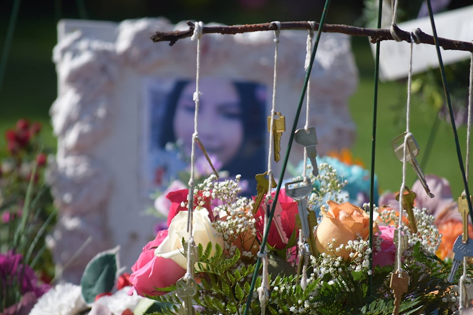 Jessica Patrick’s grave, located at the at the Town of Smithers municipal cemetery. (File photo)