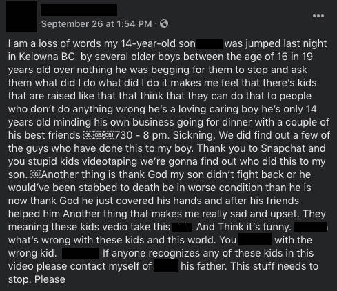 (Facebook screenshot) (Facebook screenshot)