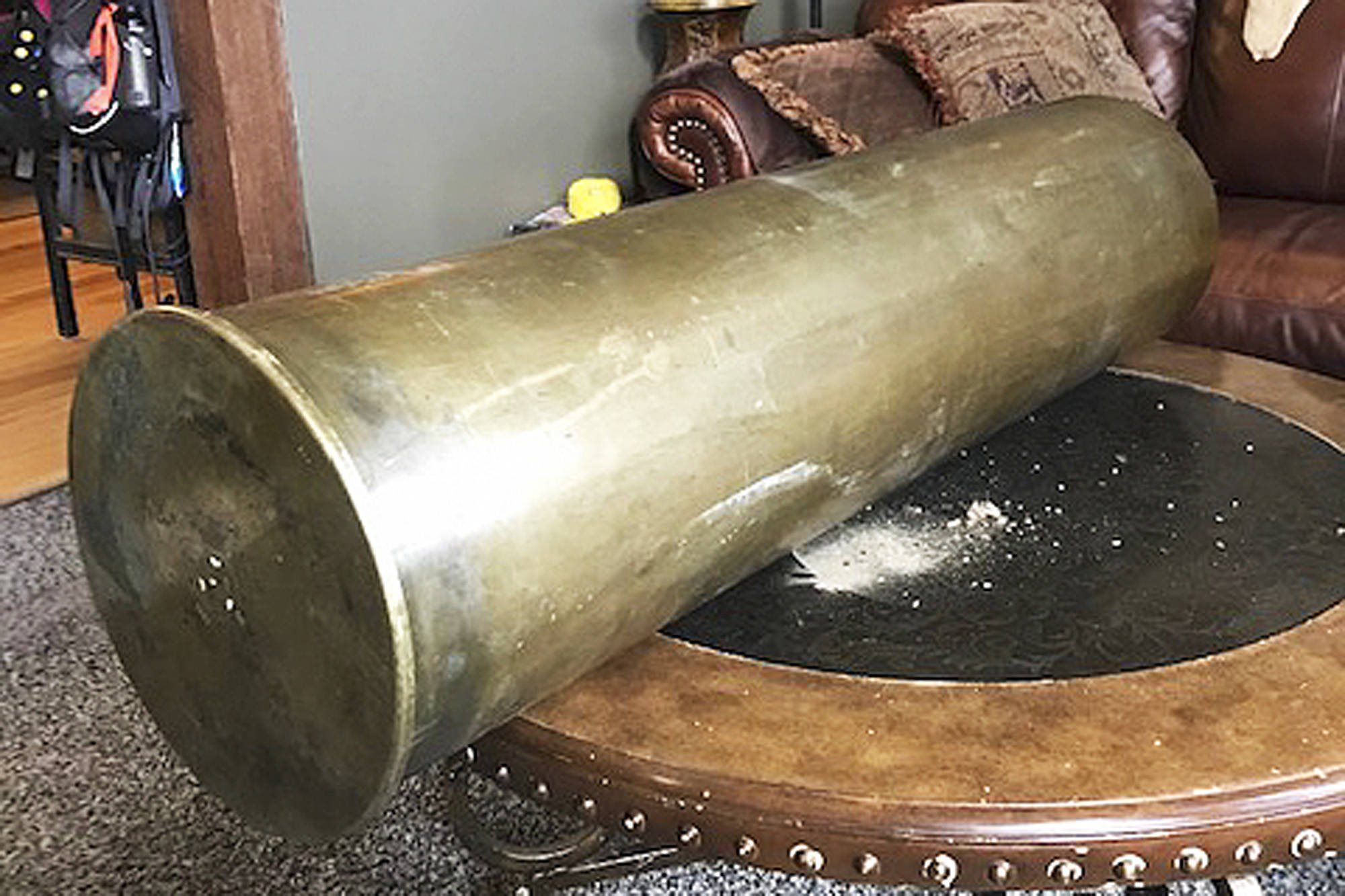 Family seeks historical artillery shell casing missing from late