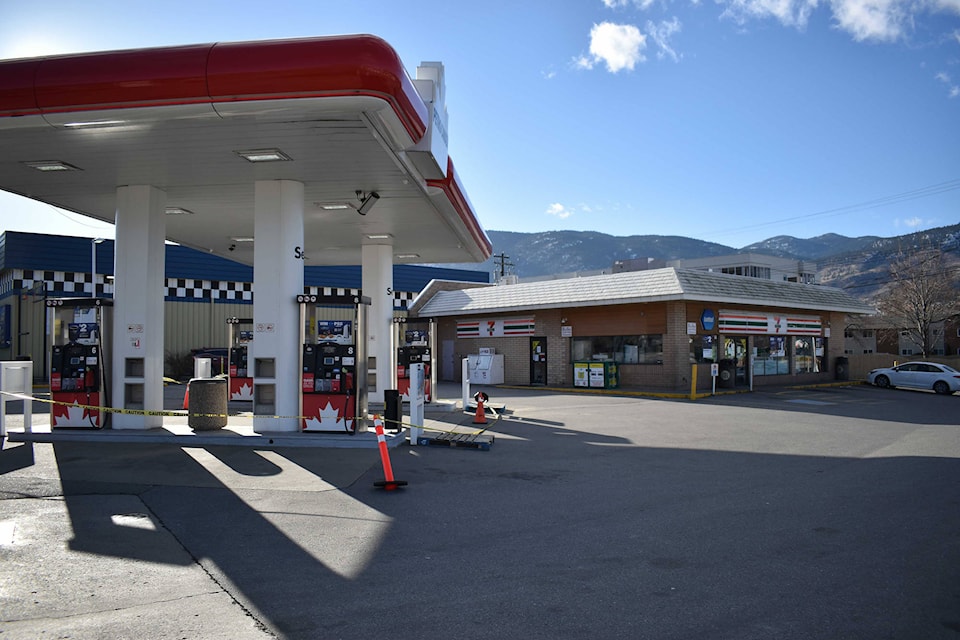 Penticton’s 7-Eleven is closed due to an employee testing positive for COVID-19, the company announced Jan. 15, 2021. (Brennan Phillips - Western News)