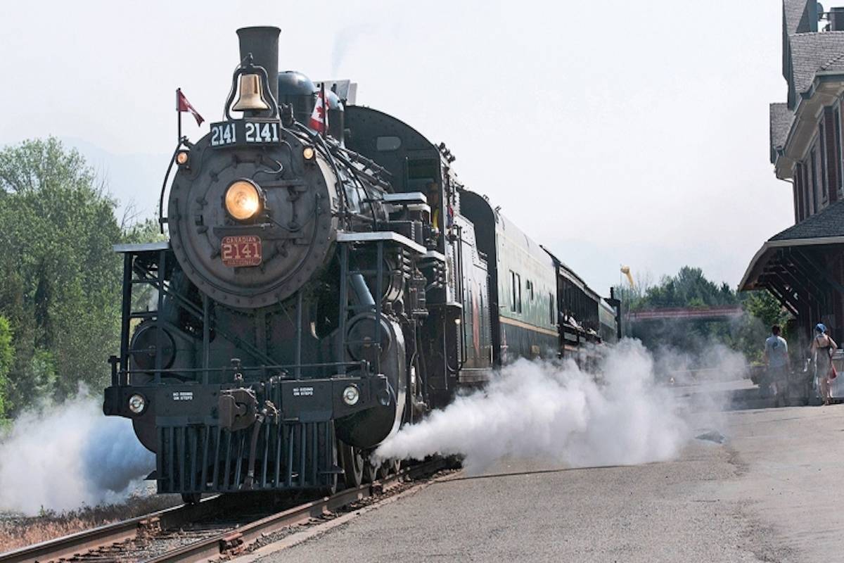 2141 steam train eyeing Kamloops to Armstrong route this fall Kelowna