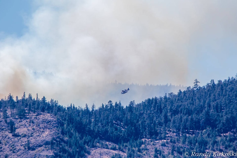 Randy Kirkoski took this photo of the new Skaha Creek wildfire near Penticton.