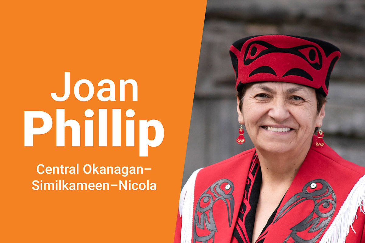 Election 2021 Joan Phillip — Ndp Candidate For Central Okanagan Similkameen Nicola Kelowna 