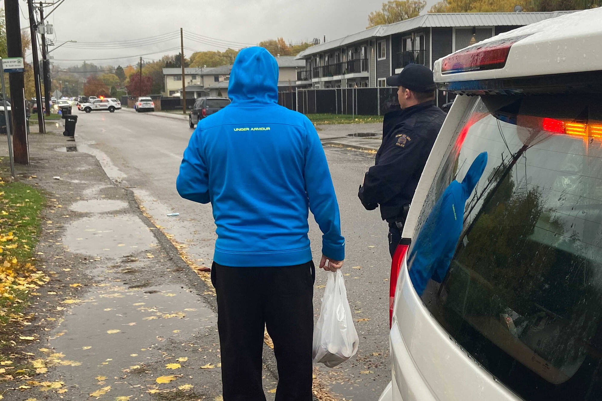 Bomb threat closes Vernon street Kelowna Capital News