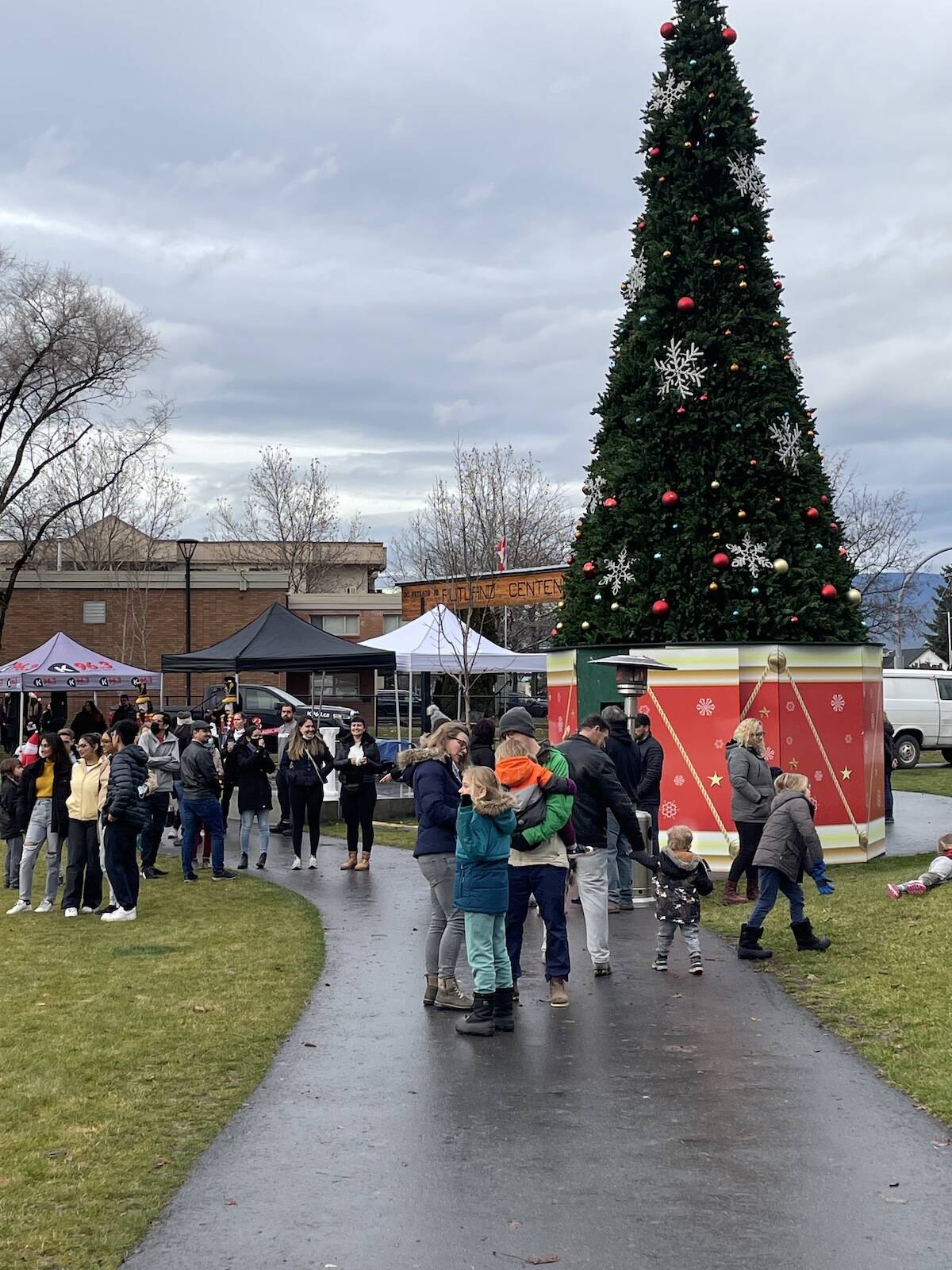 Light up in Rutland Centennial Park. (Roxanne Mackintosh)
