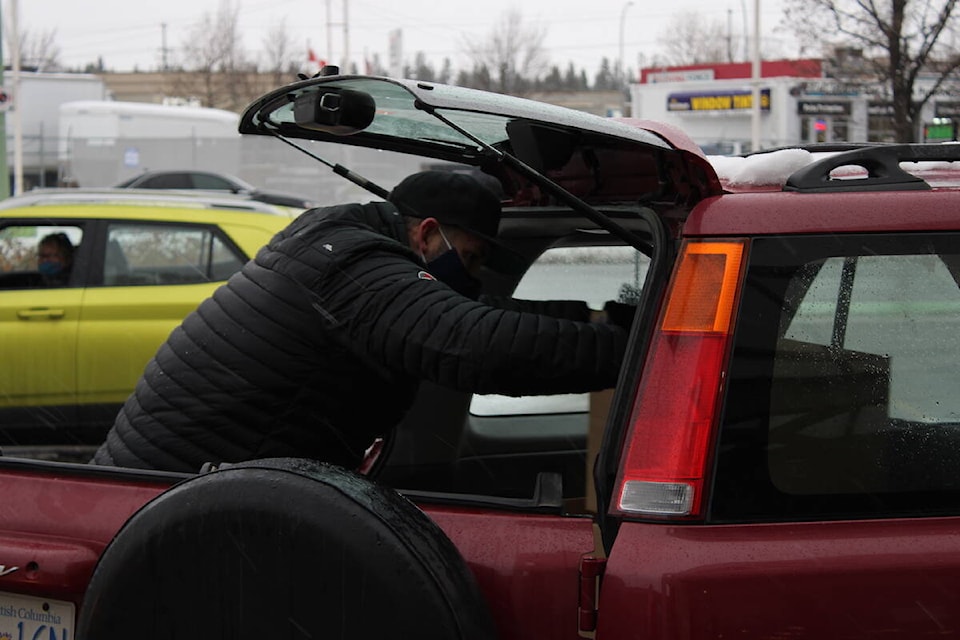 The Central Okanagan Food Bank launched its Christmas hamper program on Wednesday, Dec. 7. (Paula Tran/)