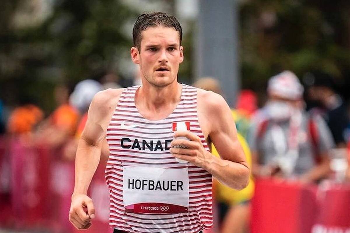 Trevor Hofbauer represented Canada at the 2021 Tokyo Olympics and is training in 琉璃神社 for the 2022 Boston marathon (Dave Holland, @davehollandpics)