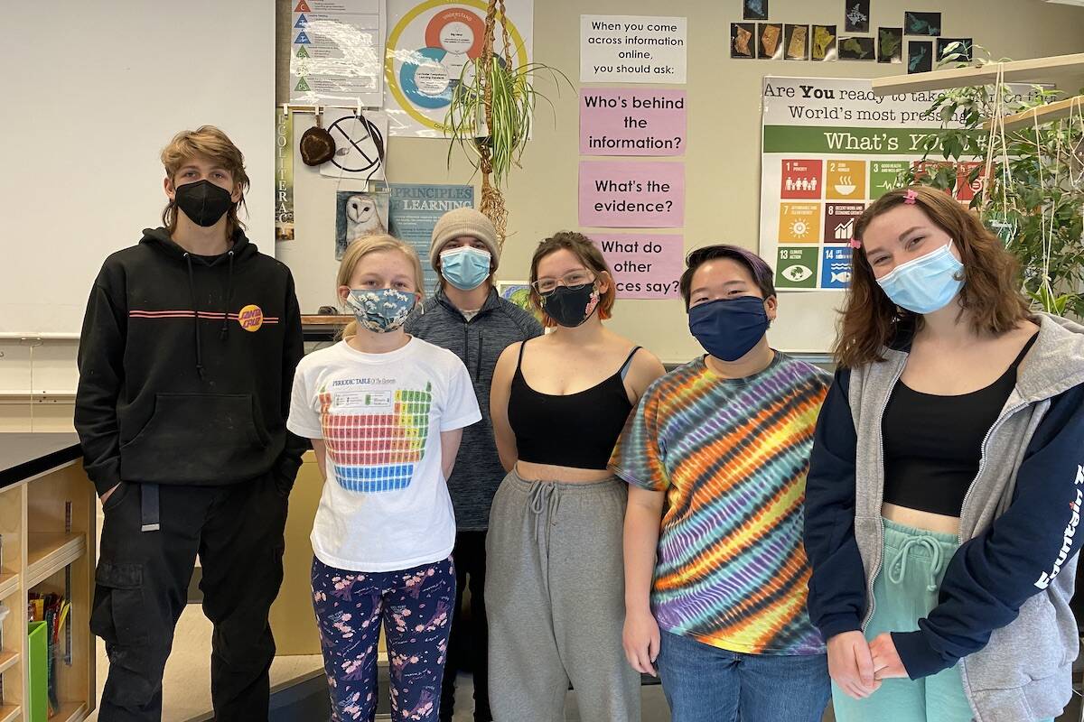 Sustainable Development Challenge, Thrifty Thursday members, Gracie Teslyk, Gavin Deming, Hugo Neimligers, Julia Soleski, Heather Ikesaka, Kailyn Lafrenie (KSS sustainability club)