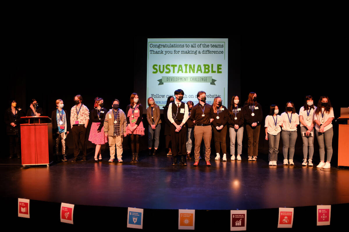 Six teams presented their sustainability projects to a panel of judges on Feb. 23 (Jacqueline Gelineau/Capital News)