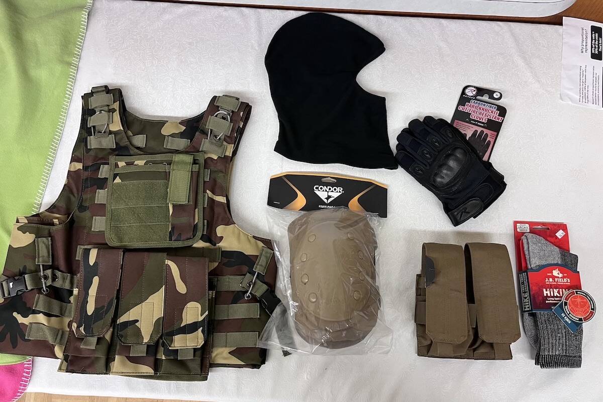 Tactical gear being sent to Ukraine (Denys Seorozhuk)