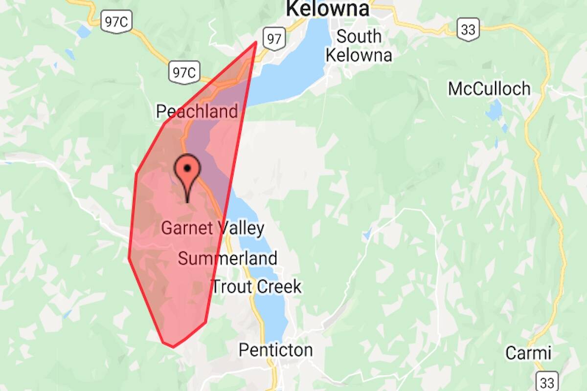 Update Power back on after fallen trees cut power to Peachland, Summerland residents Kelowna