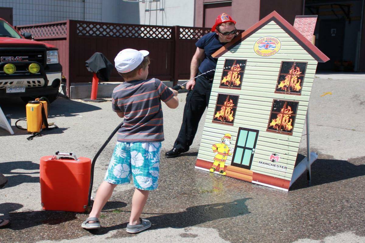 Spray a fire hose, meet Sparky at West Kelowna FireSmart Family Day Kelowna Capital News