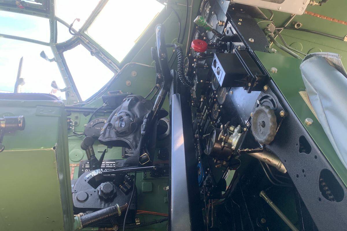 A view of the inside of the de Havilland Mosquito (Brittany Webster - Capital News)