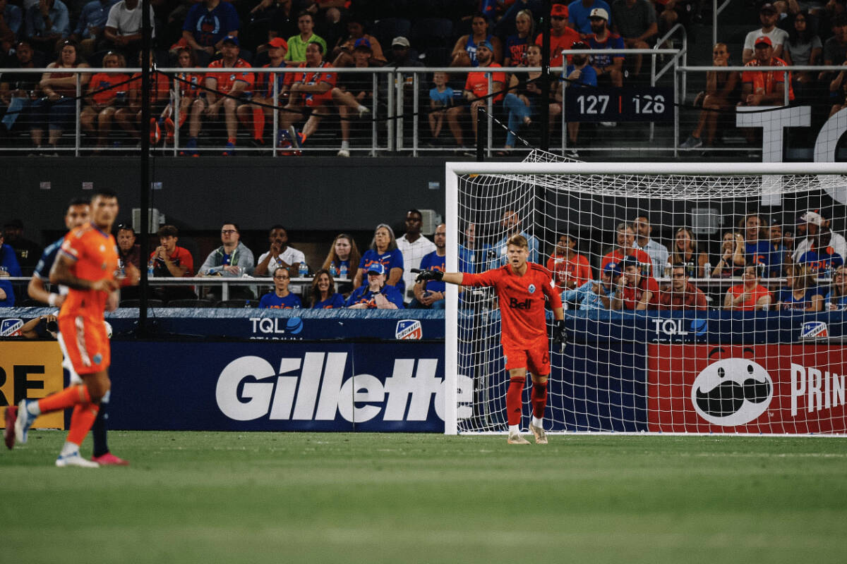 Vancouver Whitecaps goalkeeper Isaac Boehmer (Photo- Jon Hair/Vancouver Whitecaps FC)