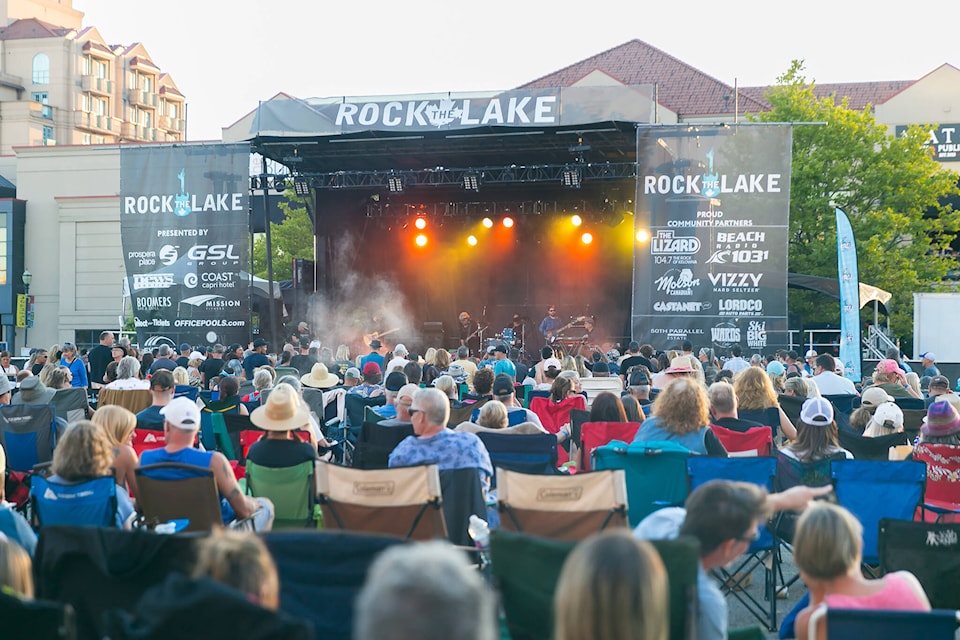 Rock The Lake kicked off at Prospera Place (Photo - Kenny Tai/@kennytaiphotography Instagram)