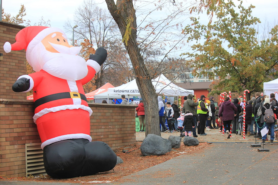 The inaugural Family Winter Fest took place at the Parkinson Recreational Centre in Kelowna on Saturday, Nov. 26 (Jordy Cunningham/Kelowna Capital News)