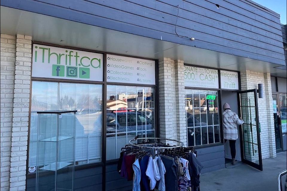 iThrift, Kelowna’s new thrift store opened in Rutland on Saturday, Jan. 28. (Jordy Cunningham/Capital News)