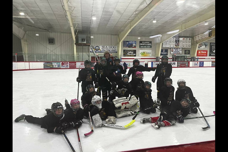 The Stoked Cubs after competing in a tournament in Salmon Arm in February. (Contributed by Stephanie Miller)