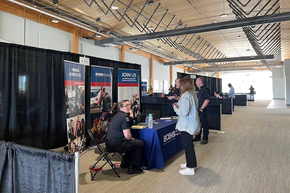 A job fair was held at KF Aerospace in 鶹AV on Thursday, April 13. (Jordy Cunningham/Capital News)