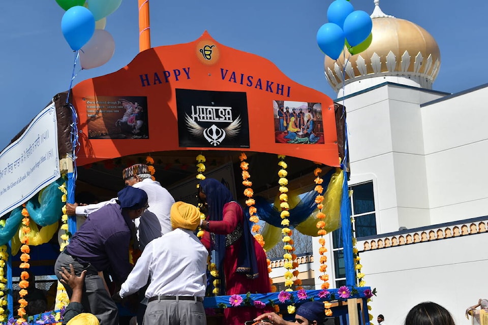 Vaisakhi was celebrated in Kelowna on Saturday, April 29 for the first time since 2019. (Jordy Cunningham/Capital News)