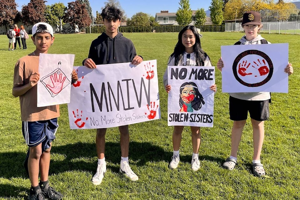 Rutland Middle School marched for Moose Day Campaign Day on Thursday, May 11. (Rutland Middle School/Contributed)