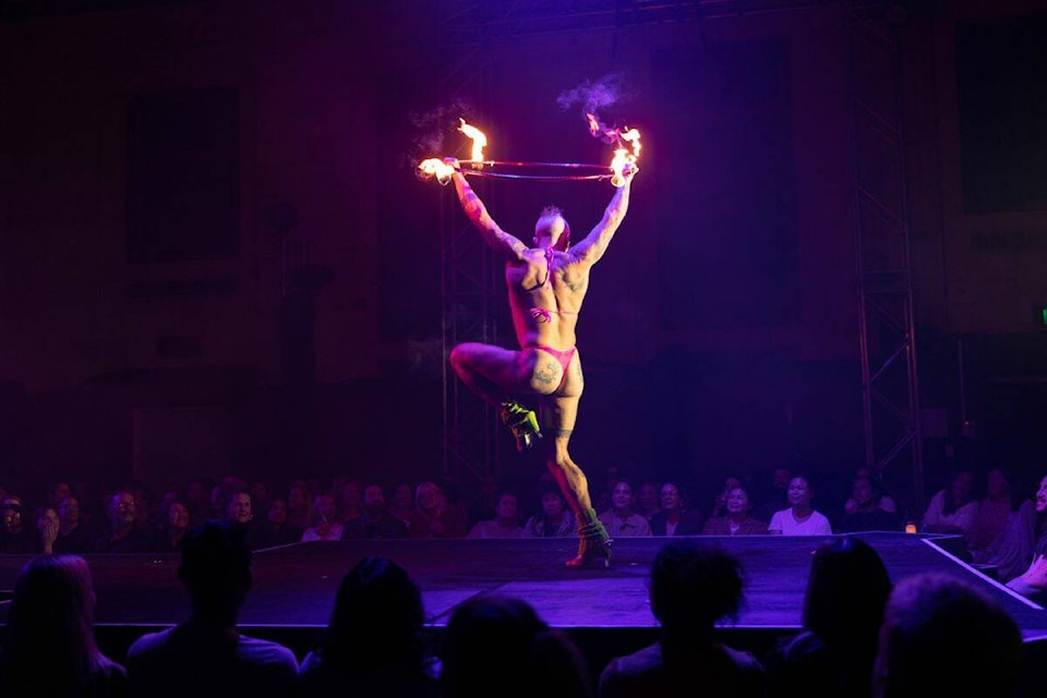 Briefs Factory Dirty Laundry cabaret features circus skills and showmanship. (Naomi Reed Photo)