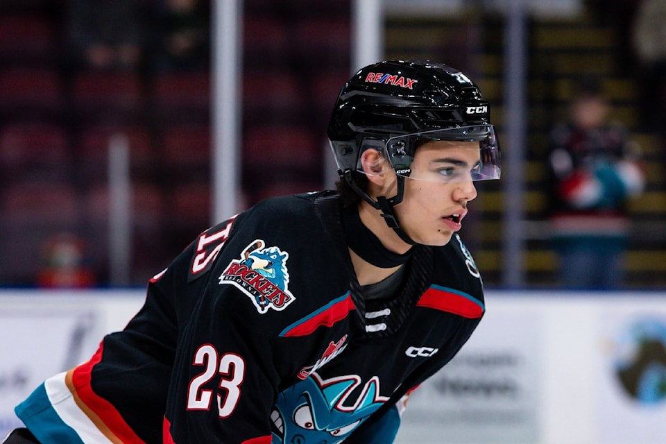 Newly acquired Hayden Paupanekis is the Kelowna Rockets top ranked skater, according to the NHL Central Scouting mid-term rankings.