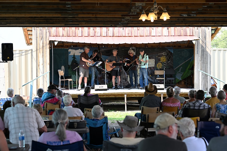 Musicians from near and far formed impromptu bands to play together at the Keremeos Bluegrass Jamboree over Sept. 6 to 8. 