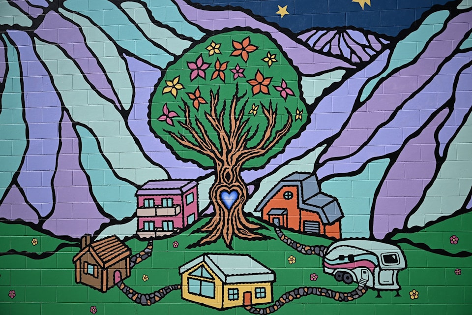 Stronger Together, by artist Melissa Menzies-O'Grady, is dedicated to building awareness for the victims of crime and to growing a stronger Similkameen Valley. 