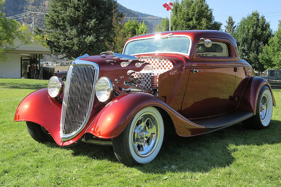 This 1933 Ford 3 Window Coupe owned by Fred Kilby from Okanagan Falls won Best in Show. (Arlene Arlow-contributor)