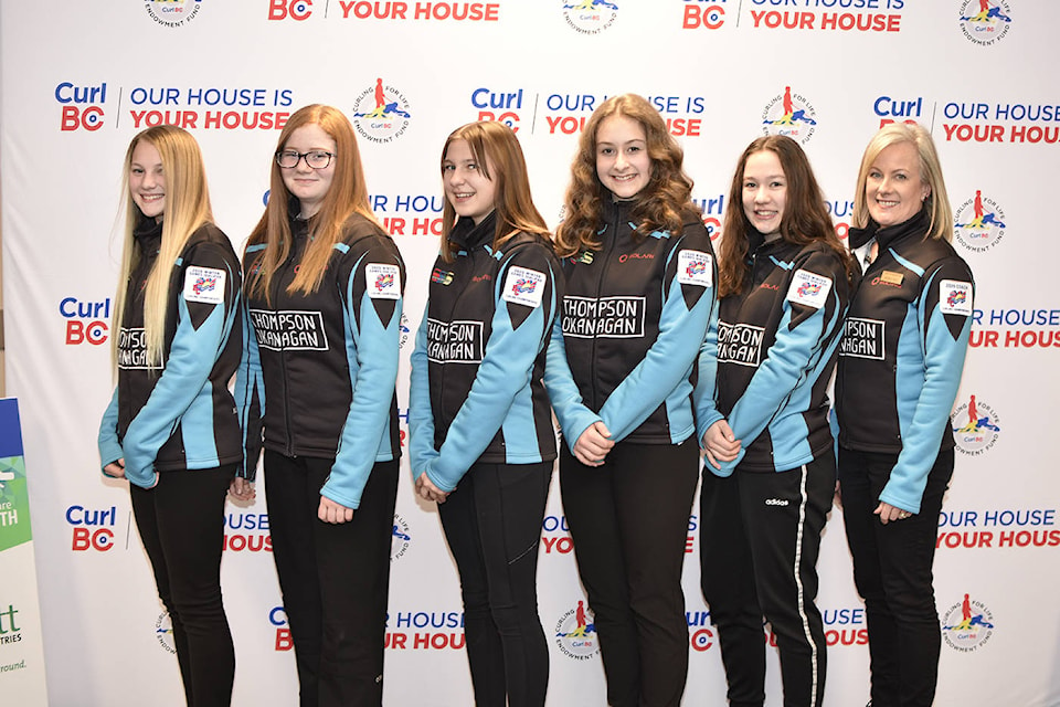 The Pentiction Junior Curling team, made up of skip Jessica Trip, Erin Manning as third, Rachel Lane as second, Audrey Gosse as lead and Miranda Allen as fifth, placed fourth at the BC Winter Games in Fort St. John. (B.C. Games/Flikr)