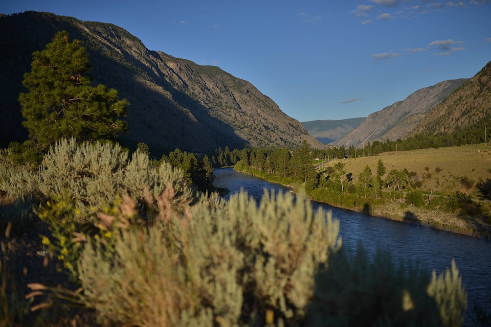 The Simlkameen River, seen from Highway 3 near Keremeos. (Phil McLachlan - Keremeos Review)