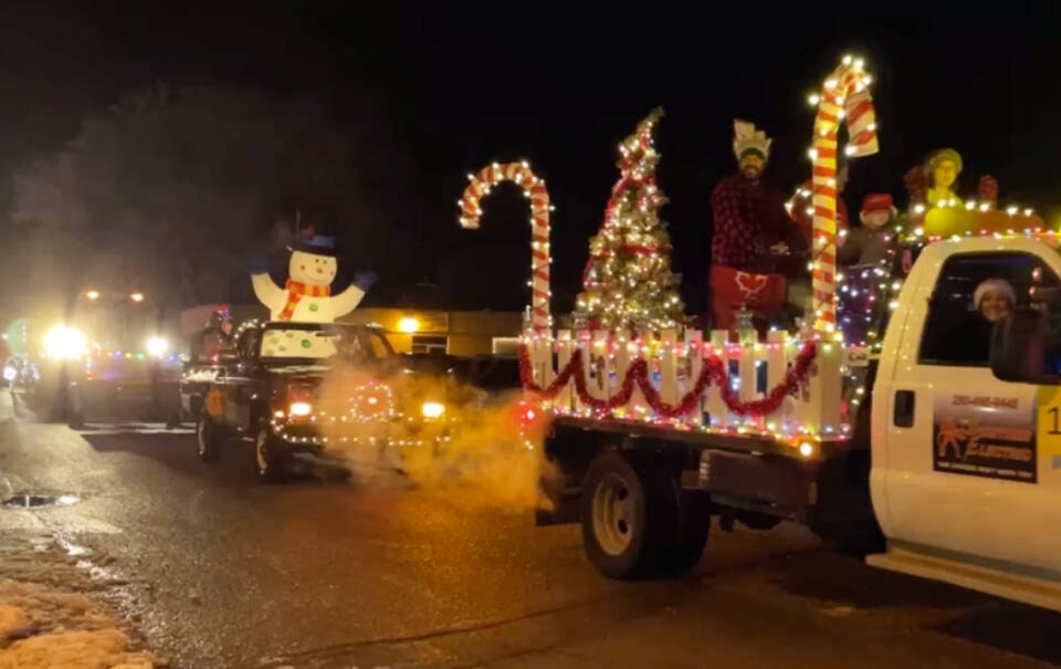 Keremeos Light Up Parade. (Video by Review reporter Brennan Phillips)