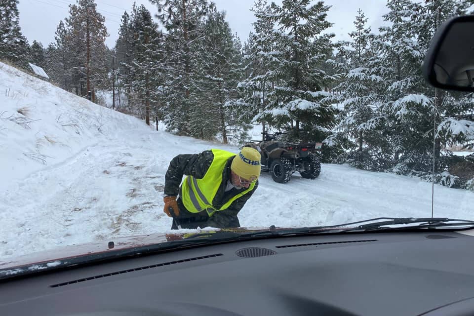 Doug Cox has been nominated as a snow angel after rescuing his stranded neighbour using his ATV plow and good old fashioned shovelling. (Chrissie Earl Clancy photo)