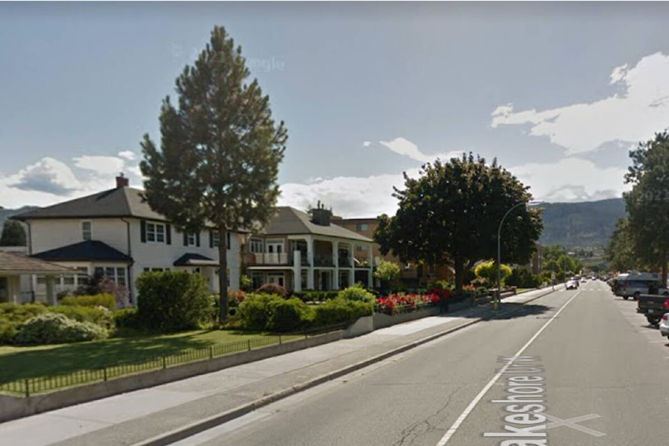 Lakeshore Drive is Penticton’s most iconic and most visited street. (Google Maps)