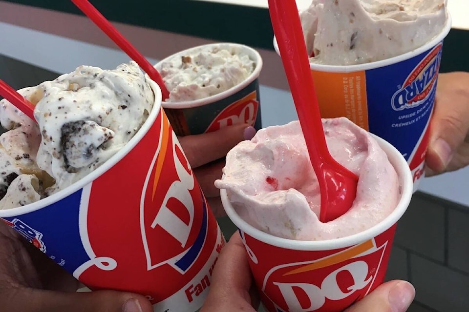 Dairy Queen Blizzard treats