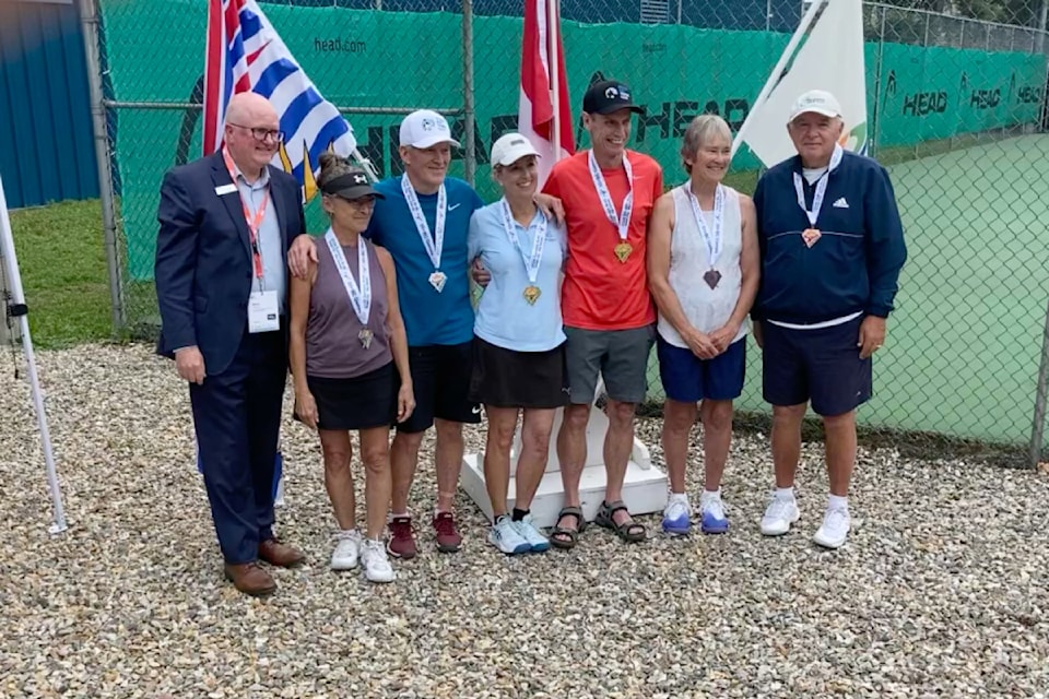 Tennis players from Kimberley and Invermere fared well at the BC 55+ Games.