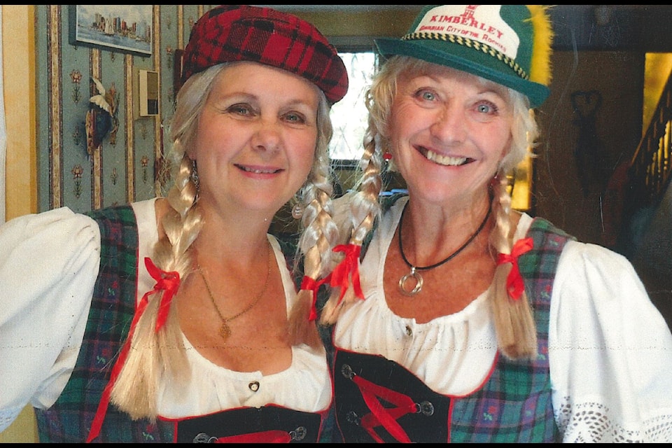 Wendy Nowicki and Kathy Clarke of the Steppin' Out Dancers
