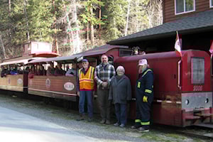 Association of Kootenay-Boundary Municipalities stop at Mining Railway