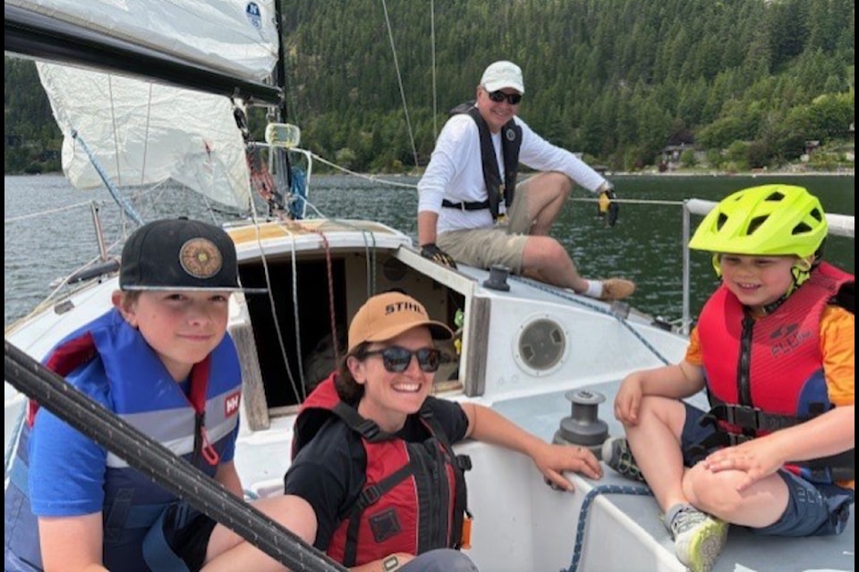 The First Kimberley Scouts Group Cub Pack and Beaver Colony embarked upon an epic sailing trip in the West Kootenay. First Kimberley Scout Group/Submitted.