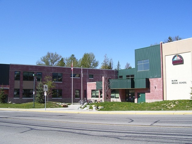 McKim Middle School, Kimberley, British Columbia.